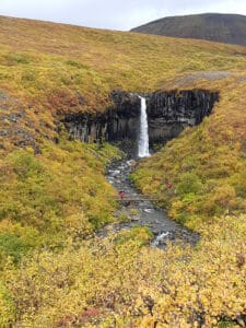 Svartifoss da lontano