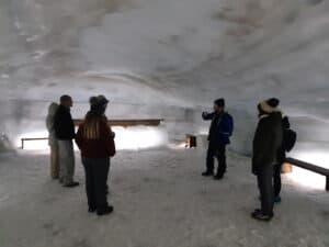 Dentro al Langjokull Islanda