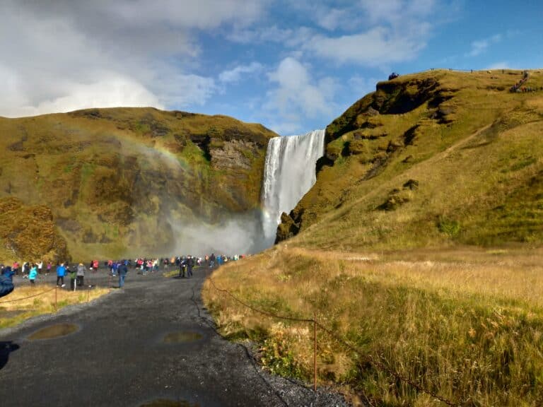 Skogafoss in Islanda