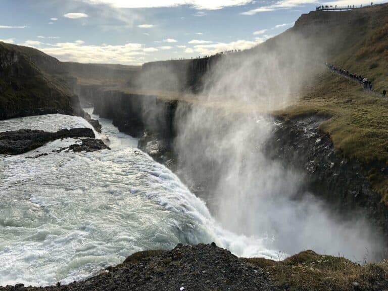 Gullfoss dall'alto