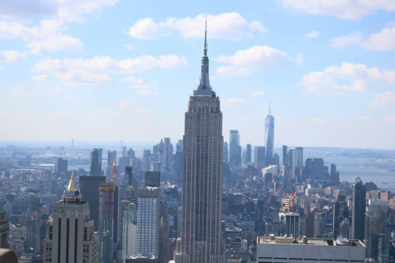 Vista dal Rockefeller Center