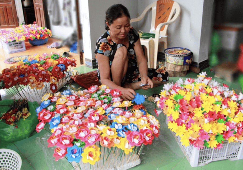 Fiori di carta in Vietnam